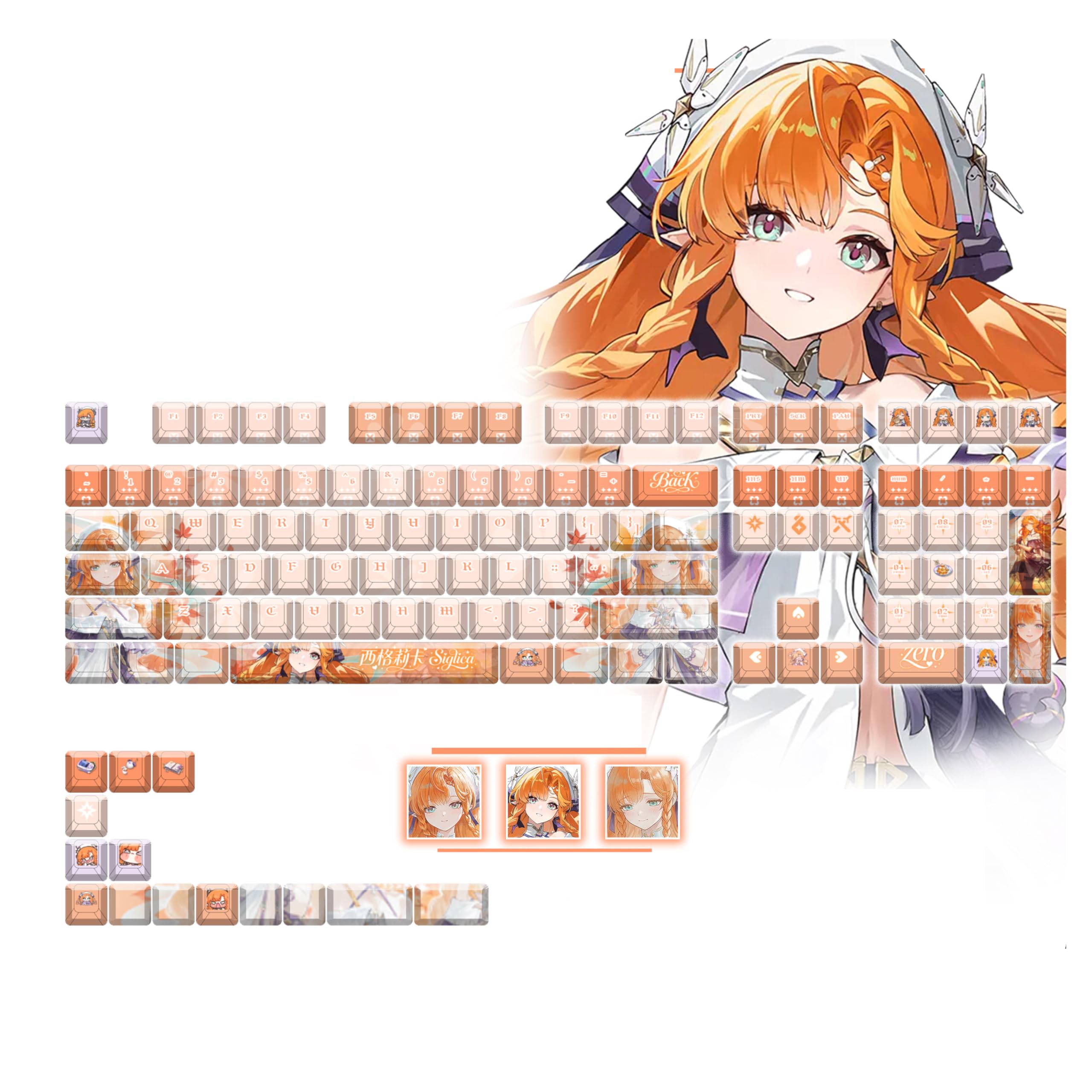 Amazon.co.jp: 鳴潮 キーキャップ エイメス リンネー モーニエ pbtキー